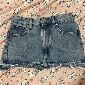 PacSun Blue Denim Skirt